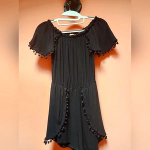 Flying Tomatoe Black Romper X-Small